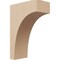 Ekena Millwork 4"W x 8"D x 12"H Classic Stockport Rough Cedar Woodgrain TimberThane Corbel, Primed Tan CORUR04X08X12STORCPR - alternate 1